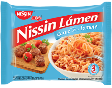 Nissin Lámen Carne com Tomate