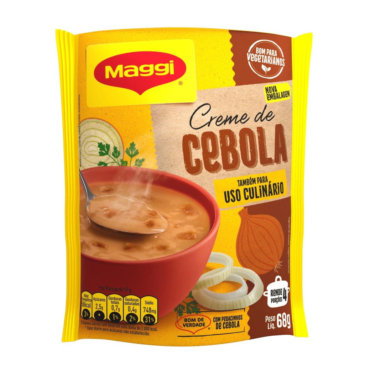 Creme de cebola Maggi