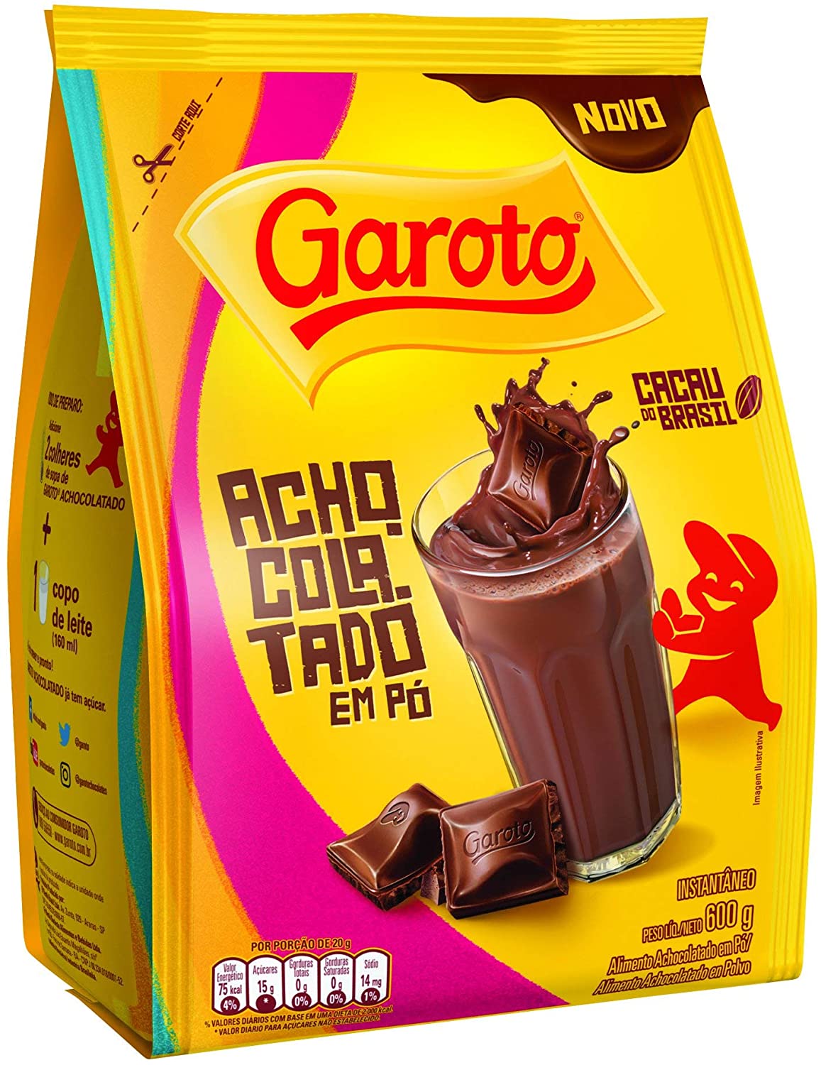 Achocolatado em pó Garoto