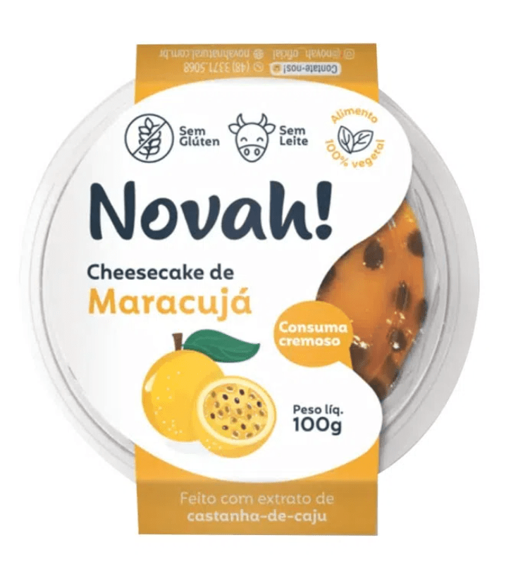 Cheesecake de maracujá Novah