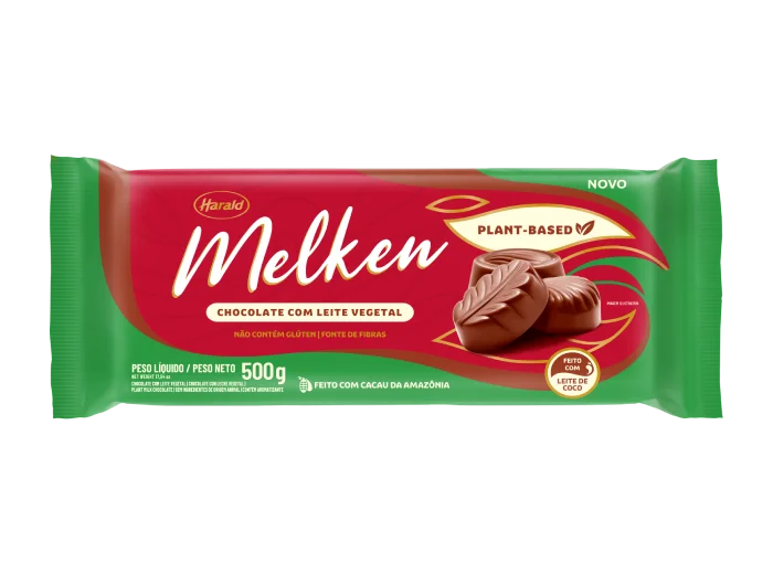 Chocolate com leite vegetal