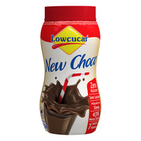 Achocolatado em Pó Solúvel Light sem Glúten e sem Lactose Lowçucar New Choco