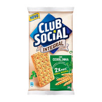 Biscoito Integral Cebolinha Club Social