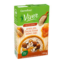 Aveia em Flocos Finos Sabor Mel Carrefour Viver