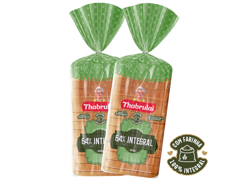 Pão 64% Integral da Thabrulai