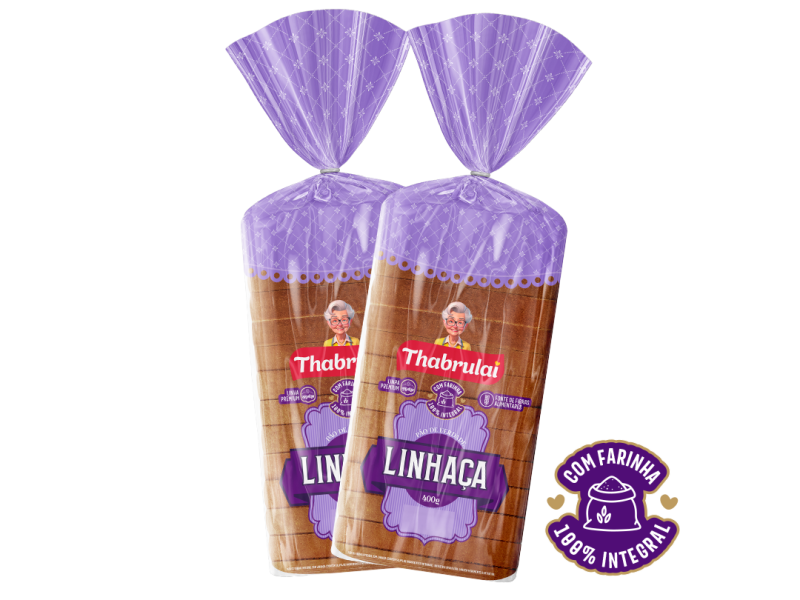 Pão Integral com Linhaça da Thabrulai