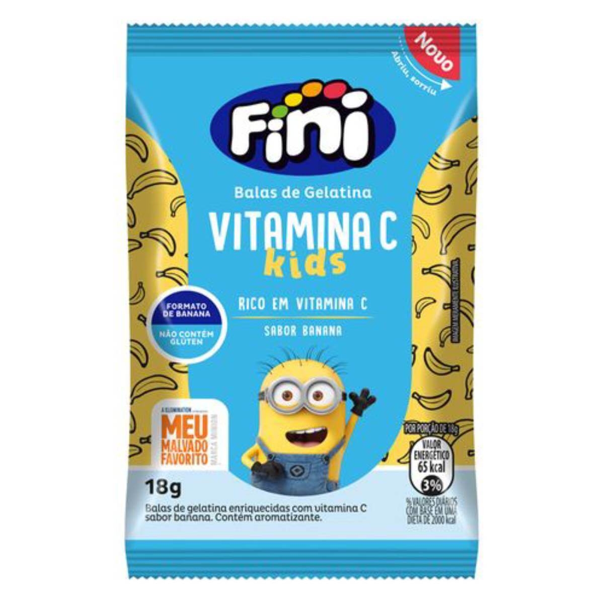Bala de Gelatina Fini Bem Estar Vitamina C Kids