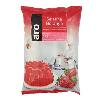 Gelatina de Morango Aro