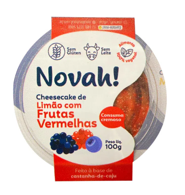 Cheesecake de limão com frutas vermelhas Novah
