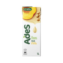 Bebida à Base de Soja Sabor Pêssego Ades